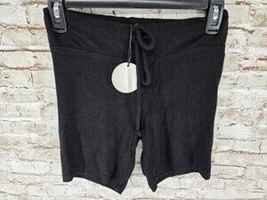 Nia By Anthropology Shorts Size XSmall Black NEW Ribbed